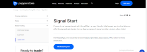 Pepperstone Signal Start 