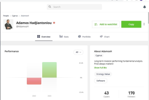 eToro Trade Copy Page 